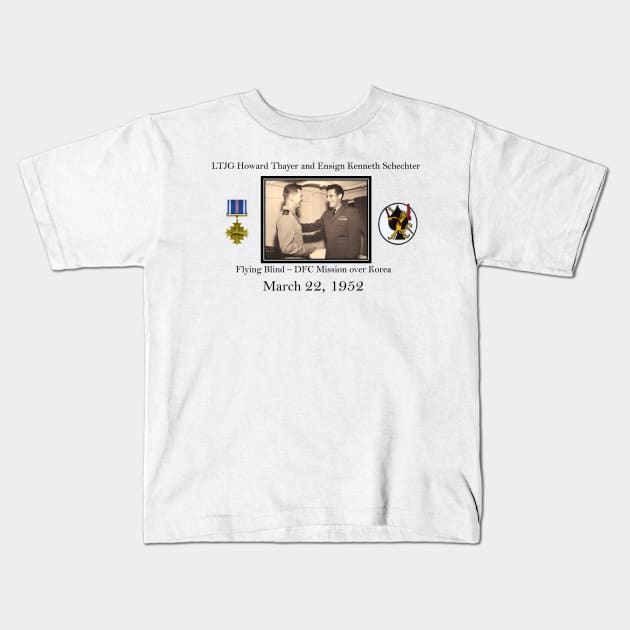 Howard Thayer DFC - 2 sided Kids T-Shirt by acefox1